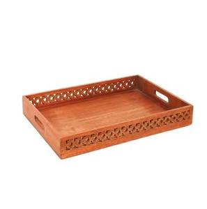 Plateaux de cuisine en bois polyvalents et naturels essentiels pour les cuisines domestiques et commerciales Plateaux de service décoratifs à basse quantité minimale de commande - Product Image 3