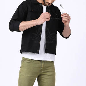 Services OEM Veste Jeans Homme Design Personnalisé de Haute Qualité Nouveau Design Veste Jeans Pour Hommes - Product Image 6