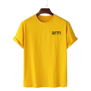 T-shirt en coton uni sur mesure, style unique pour homme, impression de logo personnalisée, vêtements d'été pour homme, t-shirts unis pour homme - Product Image 1