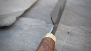 Juego de cuchillos de utilidad profesional de acero inoxidable de 8 pulgadas hecho a mano, uso de cocina con mango de madera, bajo MOQ, cuchillo de Chef al por mayor - Product Image 6