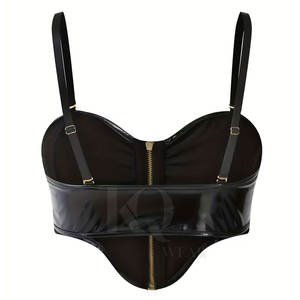 Sujetador de Cuero Personalizado para Mujer, Talla Grande, Ligero, de Alta Sujeción, Corte Moderno, Cómodo para Uso Diario, con Logotipo Frontal - Product Image 2