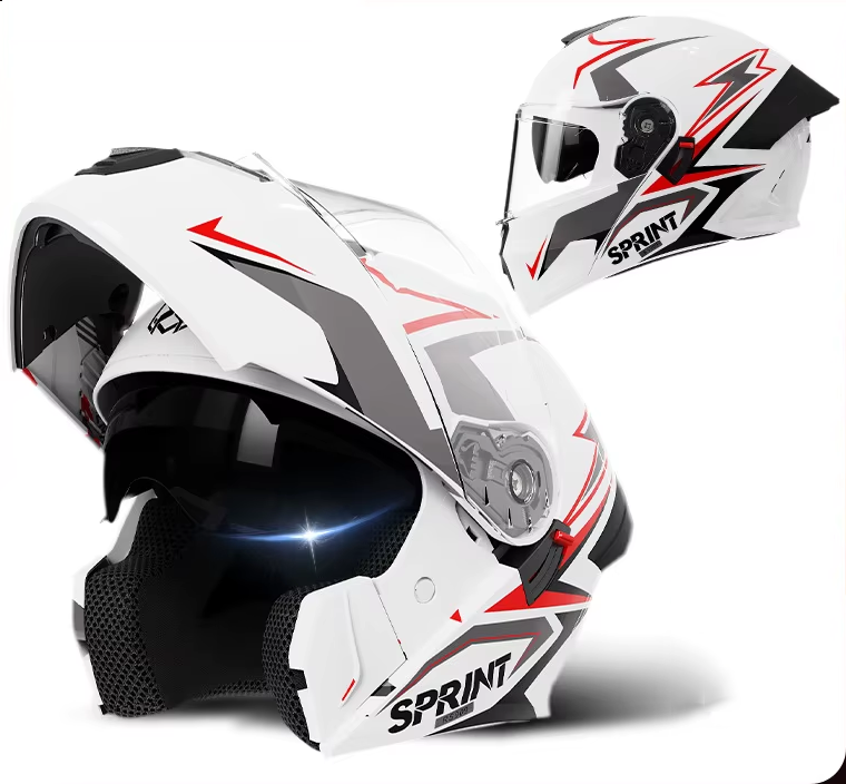 flash soul blanc et rouge-double miroir