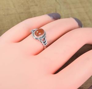 Classic Handmade Best Design Carnelian Gemstone Ring Solid 925 Sterling Silver Jewelry 925 <b>Stamp</b> Sterling Silver Ring Jewelry - Product Image 2