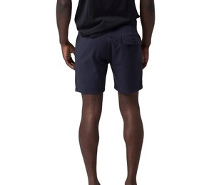 Bermuda mi-genou tendance anti-rides en coton 100% pour homme, motif solide et écologique avec cordon de serrage en métal - Product Image 5