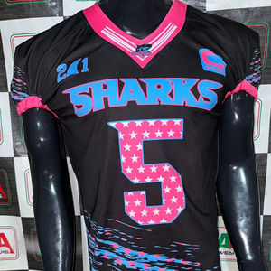 Fútbol americano Jersey fan Jersey padre sublimación tackle sarga bordado más tamaño soporte personalizado fabricantes de fábrica - Product Image 4