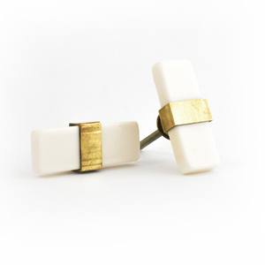 Bouton rond moderne en résine et laiton bouton d'intérieur commode armoire chambre d'enfant mère et chambre de bébé bouton personnalisable meubles - Product Image 5