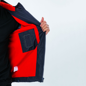 Chaqueta acolchada de doble cara reversible Capucha aislada ligera y cierre de cremallera Prendas de abrigo resistentes al viento y al agua - Product Image 5