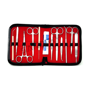 Kit de instrumentos veterinarios de disección ortopédica de 11 piezas con herramientas de sutura de cirugía menor para procedimientos quirúrgicos de perros - Product Image 1