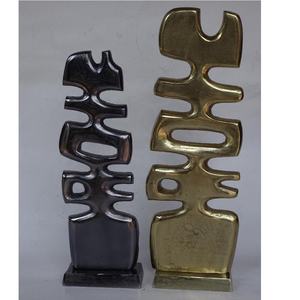 Sculpture de stature d'animal dans la porte Sculpture Metal Crafts Home Decor Table Top Decoration Modern Home Decor - Product Image 4