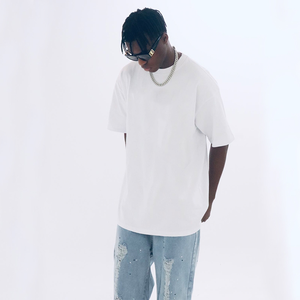 T-shirt uni blanc de haute qualité en gros Mutil couleur logo personnalisé T-shirt confortable col rond 100% coton T-shirt pour hommes - Product Image 4