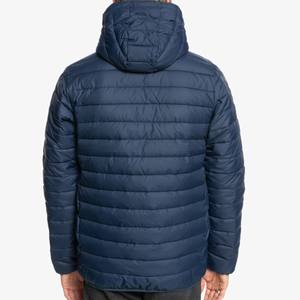 Chaqueta acolchada cálida de invierno con cuello levantado en todos los colores sólidos para adultos, prendas de vestir impermeables con cremallera, servicio frontal OEM de calle alta - Product Image 1