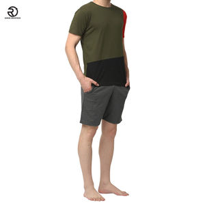 Nouveau Style hommes été ensemble deux pièces t-shirt court ensemble course vêtements de sport hommes été ensemble avec taille personnalisée - Product Image 6