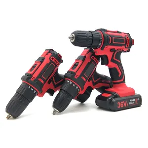 Portable Cordless Drill Multifunction Electric Hand Drill Kits Industrial Rechargeable Lithium Electric Screwdriver Set