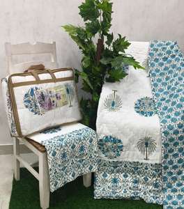 Customized Bed Linen and CottonNew Arrival Handmade Hand BlockComforter <b>Sets</b> Bed <b>Set</b> Bedding - Product Image 1