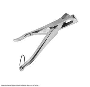 Reusable Stainless Steel <b>Veterinary</b> <b>Instrument</b> for Hog Ear Notcher V Shape - Product Image 3