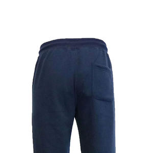 65% algodón 35% poliéster súper suave Casual ecológico secado rápido transpirable Jogger mujer chándal azul marino Unisex - Product Image 6