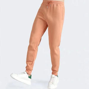 กางเกงวิ่งเข้ารูปสำหรับผู้ชายกางเกงกีฬาผ้าฝ้ายพลัสไซส์พร้อมกระเป๋าซิปปรับแต่งโลโก้ได้ตามต้องการ - Product Image 1