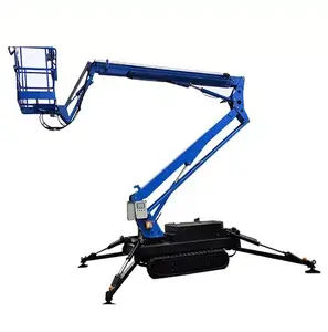 Murni teleskopik 6-18m mobile boom lift cherry picker untuk dijual pada harga grosir termurah