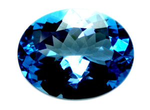 Topacio azul suizo natural 100%, tamaño de 5x3mm, forma personalizada, fabricación de joyas preciosas, piedras preciosas sueltas a los precios más baratos, venta al por mayor - Product Image 4