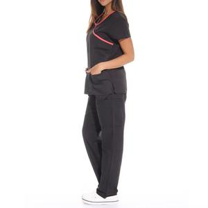 Ensemble de vêtements médicaux personnalisés pour femmes Uniformes de soins infirmiers écologiques pour des performances optimales introduits pour les hôpitaux - Product Image 2