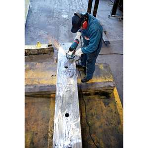 Meuleuse d'angle électrique sans fil professionnelle de 7 pouces avec disque de 125 mm de diamètre, interrupteur à glissière miniature, type déclencheur - Product Image 1