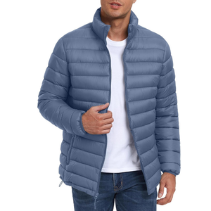 OEM ODM Chaqueta acolchada cálida acolchada con cremallera y diseño de logotipo personalizado a prueba de viento de alta calidad para hombre - Product Image 3