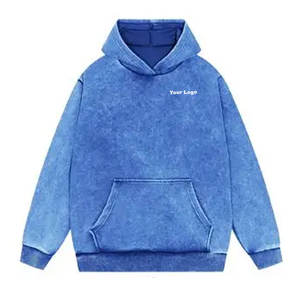 2025 nouveau Offre Spéciale femmes sweat à capuche surdimensionné en lavage à l'acide à manches longues pull à capuche haut pour tenue décontracté lavage sweats à capuche - Product Image 1
