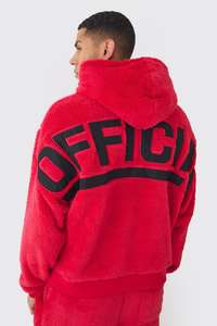 Personalizado elegante Sudadera con capucha Pantalones de chándal Transpirable Jogger Conjunto de pantalón Chándal de gran tamaño Boxy Bordado Teddy Borg Chándales con capucha - Product Image 3