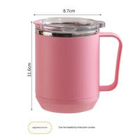 SD15 grande capacité tasse intelligente moderne contrôle de la température tasse électrique auto-chauffante en acier inoxydable pour cuisine à boire directe