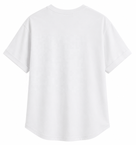 Camiseta Personalizada de Cuello Redondo para Mujer, 100% Algodón, Informal, de Manga Corta, Estilo Urbano, Prenda Superior Básica - Product Image 2
