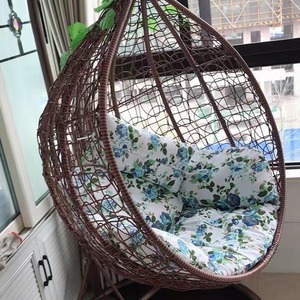 Fauteuil suspendu contemporain haut de gamme en tissu, balançoire ergonomique pour balcon, chaise panier à bascule – Fournisseur pour projets résidentiels - Product Image 4
