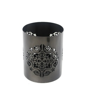 Antique Matt Black Iron Material Christmas Decorative Votive Holder <b>Candle</b> Jar Handmade Wholesale <b>Bulk</b> Other <b>Candle</b> Holders - Product Image 5