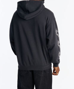 <b>Top</b> Quality Hoodie Streetwear Puff Printing Denim Hoodies Tears Men Cotton Denim Hoodie Oversized Clothes Drop Designer Hoodies - Product Image 4