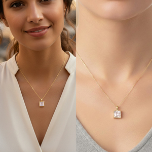 จี้เงินแท้ 925 รูปไข่ ประดับด้วยเรนโบว์มูนสโตน ชุบทองและโรเดียม สำหรับทำเครื่องประดับ ของขวัญประจำเดือนมิถุนายน - Product Image 6