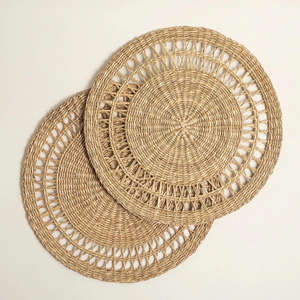 Hot Selling Eco-Friendly Handmade <b>Seagrass</b> Dining <b>Placemats</b> Natural Style Bulk Wholesale Manufacture in Vietnam - Product Image 1