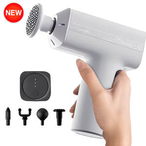 D0267 nuevos productos Idea 2025 productos al por mayor pistola de masaje impresión personalizada superventas tejido profundo pequeña pistola de masaje muscular - Product Image 1