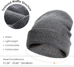 Nueva marca personalizada Único Estilo diferente Comodidad extrema Unisex Marca personalizada Cable único Tejido Ligero Elegante Slouch - Product Image 3