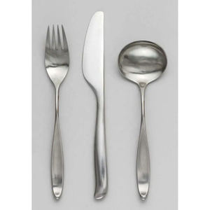 Ensemble de couverts de qualité supérieure de 5 pièces en acier inoxydable avec finition dorée Parfait pour les mariages élégants Ustensiles de cuisine et événements à manger - Product Image 3