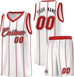Conjunto de Uniforme de Baloncesto Personalizado para Hombre, Transpirable, con Diseño Deportivo Impreso - Product Image 5
