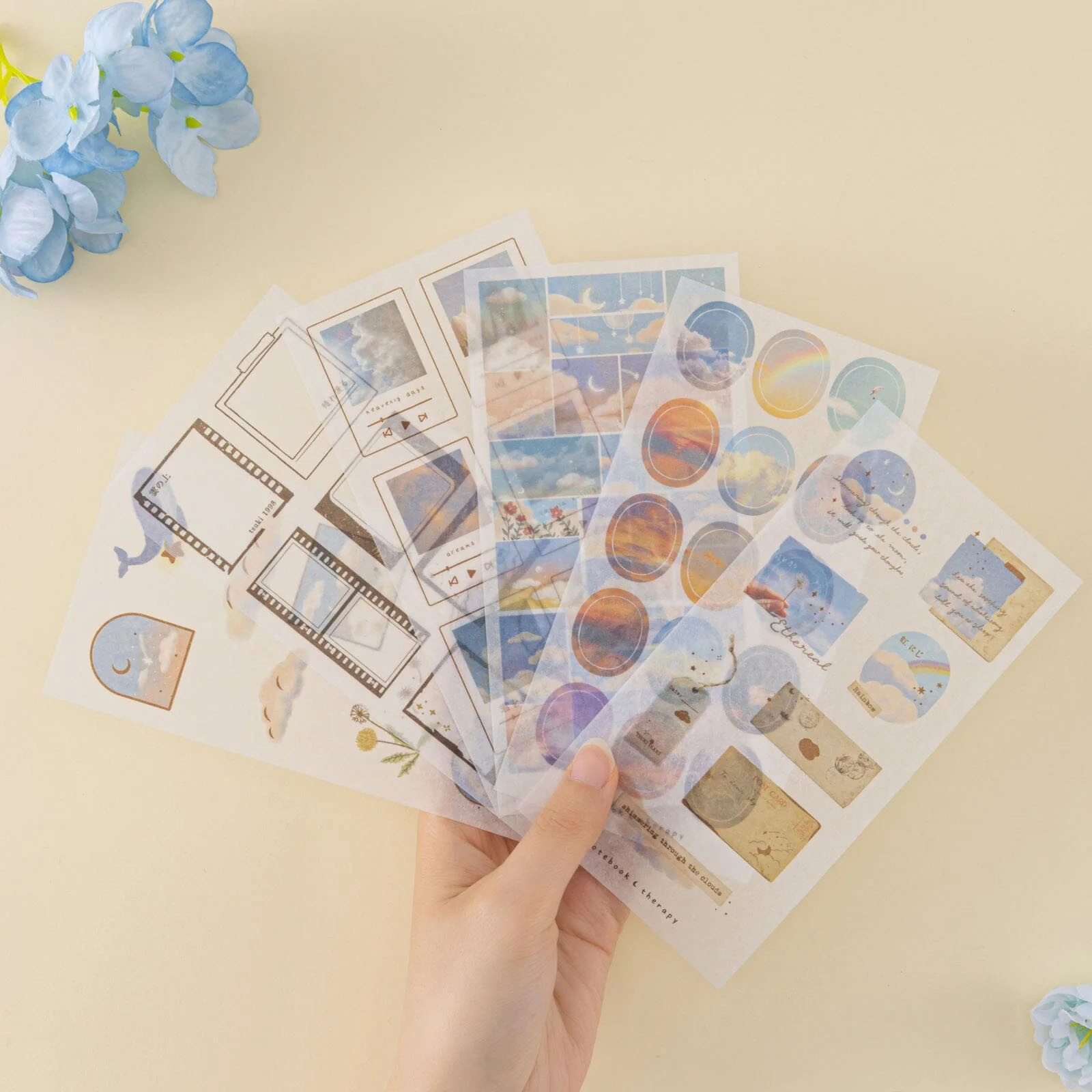 Pegatinas de Papel Washi