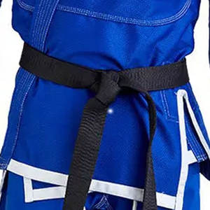 2025 profesional liso Jiu Jitsu blanco Gi Bjj Kimono BJJ Gis personalizado Bjj Gi azul para hombres brasileño jiu jitsu kimono - Product Image 6