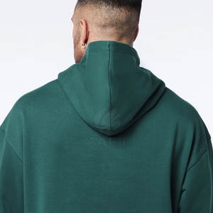 Sweat-shirts surdimensionnés pour hommes en coton mélangé, coupe décontractée, avec un design minimaliste et propre, pour une utilisation quotidienne en extérieur - Product Image 5