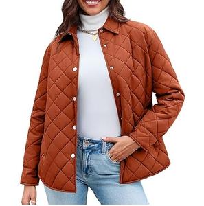 Custom Made Lightweight <b>Quilted</b> Spring Puffer Jackets Oversized Solid Color Waterproof Eco-Friendly <b>Quilted</b> Jacket Breathable - Product Image 3