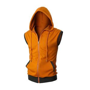 New Fashion <b>Men</b> Collection Gym <b>Sleeveless</b> <b>Hoodies</b> Gym Fitness Wear Stringer Workout <b>Hoodies</b> - Product Image 1