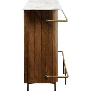 Ensemble de bar industriel en bois de manguier de haute qualité, design rustique moderne, pour café en plein air, restaurant, usage domestique, sous-sol, salle de sport - Product Image 2