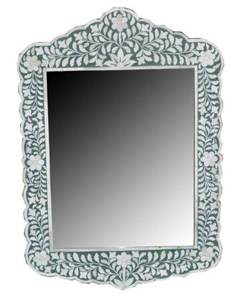 Mesa de centro con incrustaciones de hueso Diseño hecho a mano intrincado Incrustaciones de hueso hechas a mano de La India - Product Image 3