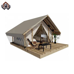 Lều cắm trại ngoài trời giá sỉ rẻ, lều glamping khung khung vải bạt cotton cao cấp cho gia đình, lều sang trọng - Product Image 2