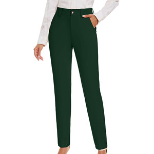 Pantalon chino pour femme 100% coton Coupe régulière Braguette à boutons réglable Taille de qualité supérieure Dernier design 2026 Pantalon chino pour femme - Product Image 5