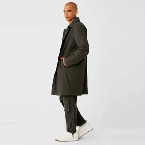<b>Men</b> Fashion Lightweight Overcoat - Windproof and Water-Resistant Outerwear for Spring and Fall, Versatile Trench Coat - Product Image 2