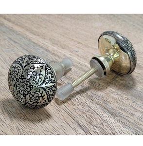 Newest <b>gold</b> & black dresser knob <b>pull</b> cabinet for home dresser door cabinet furniture decorative kitchen wardrobe handle knobs - Product Image 1